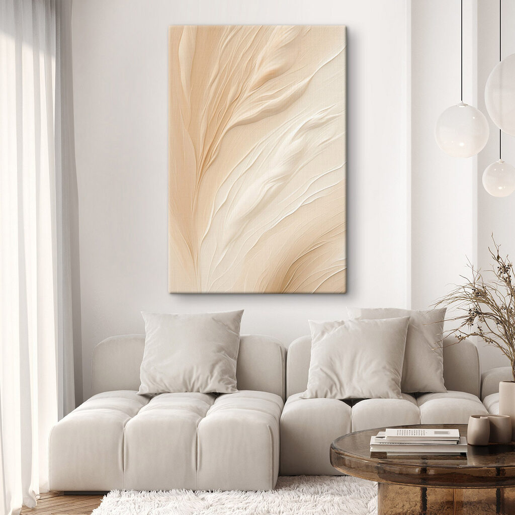 Soft waves in gentle hues