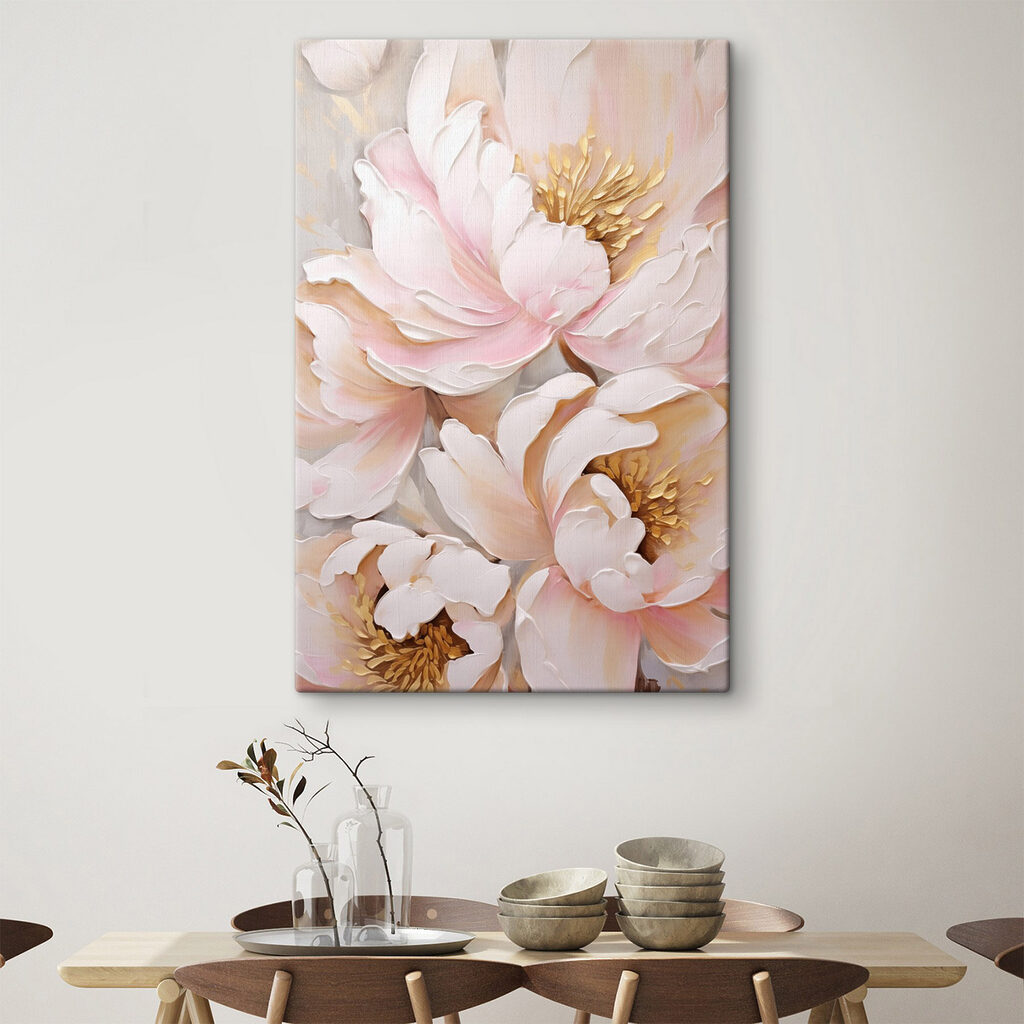 Delicate blooms in soft pastel hues Delicate blooms in soft pastel hues