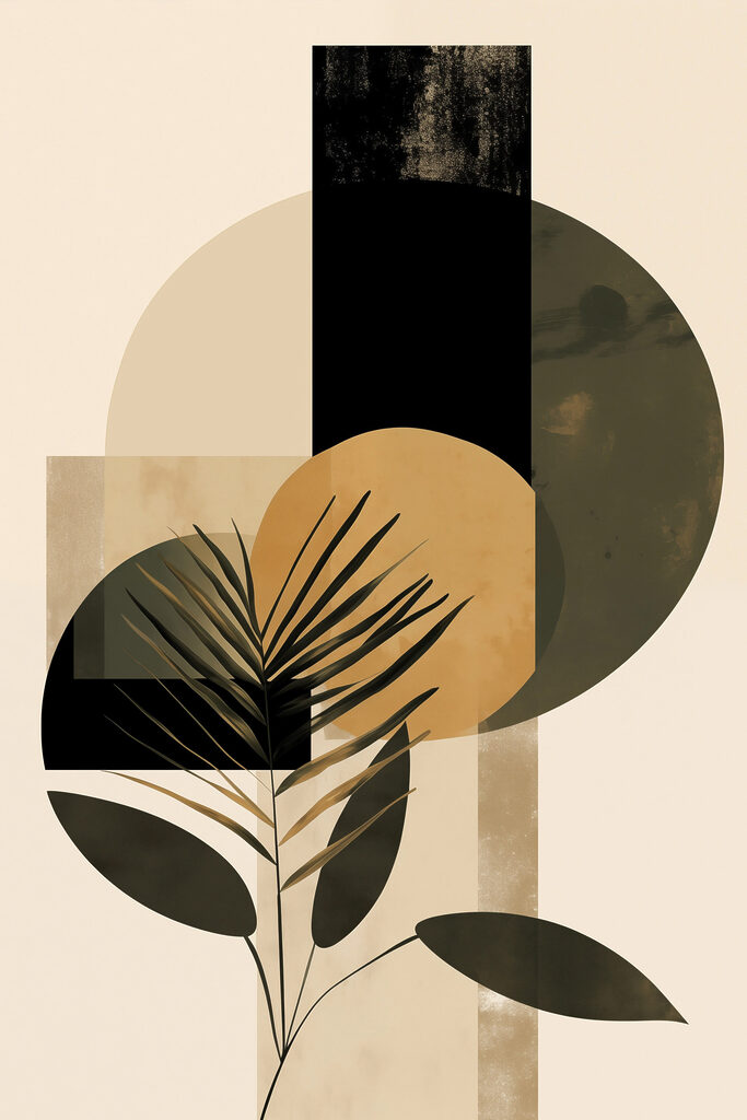 Leaf in a circle