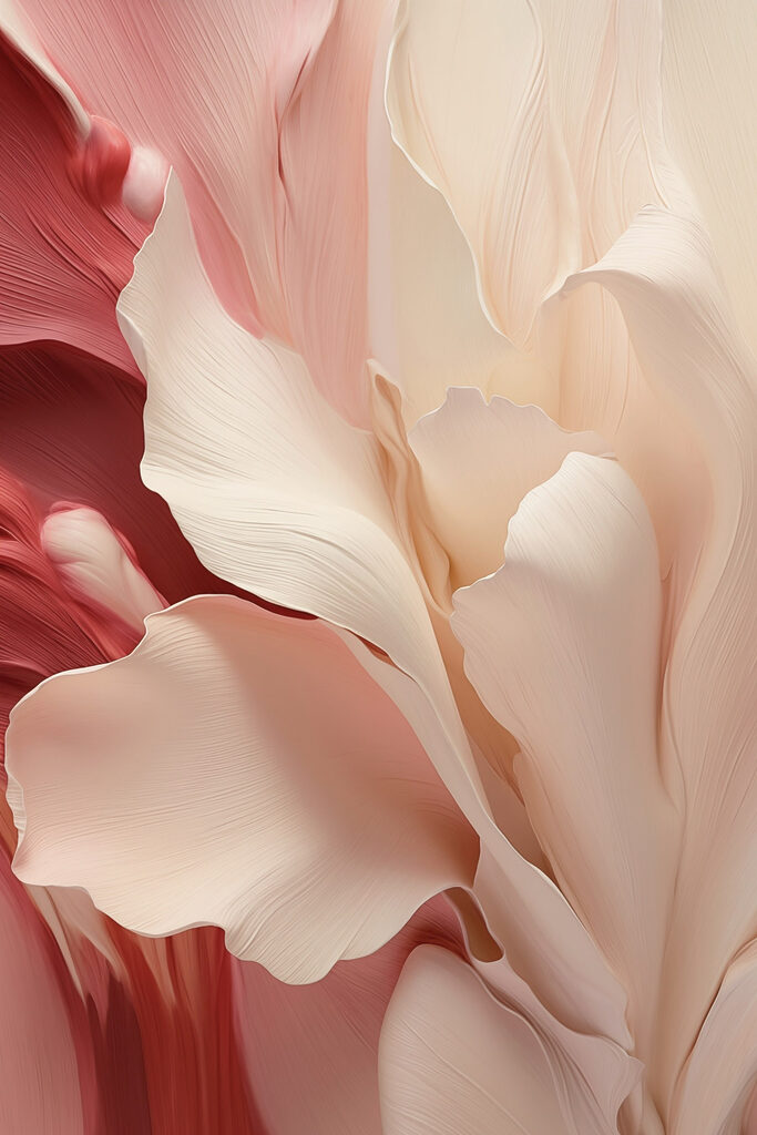 Gentle petals in soft hues