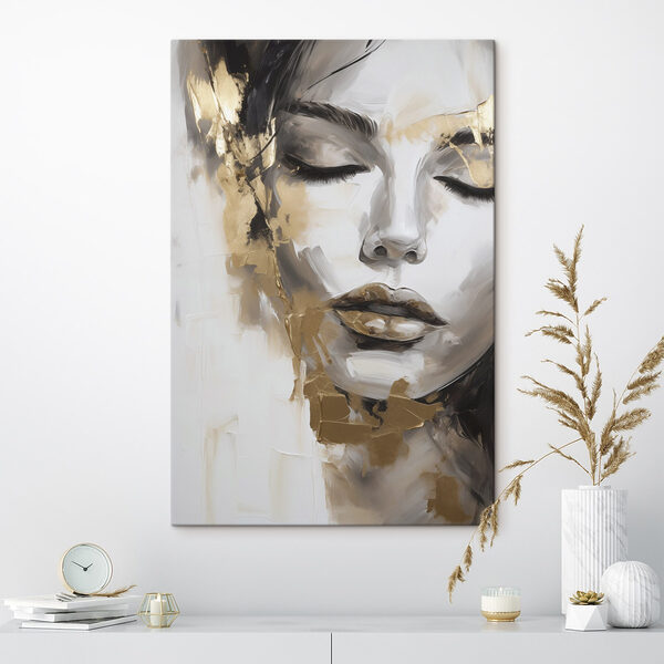 Serene beauty captured in abstract art