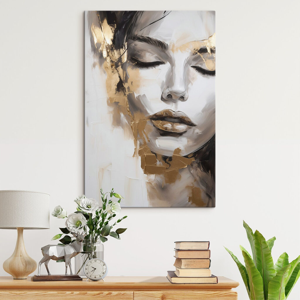 Serene beauty captured in abstract art