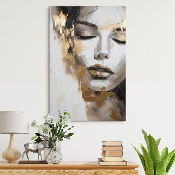 Serene beauty captured in abstract art