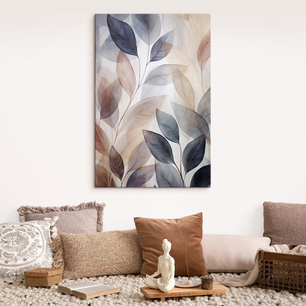 Elegant leaves in soft tones Elegant leaves in soft tones