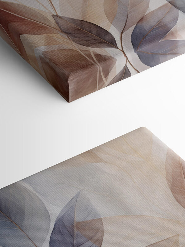 Elegant leaves in soft tones Elegant leaves in soft tones