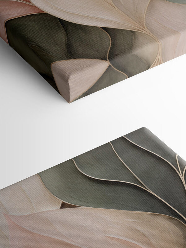 Elegant leaves in soft, muted colors Elegant leaves in soft, muted colors