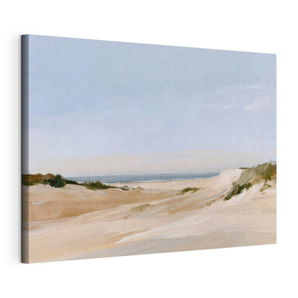 Sandy beach with sand dunes and grass Sandy beach with sand dunes and grass