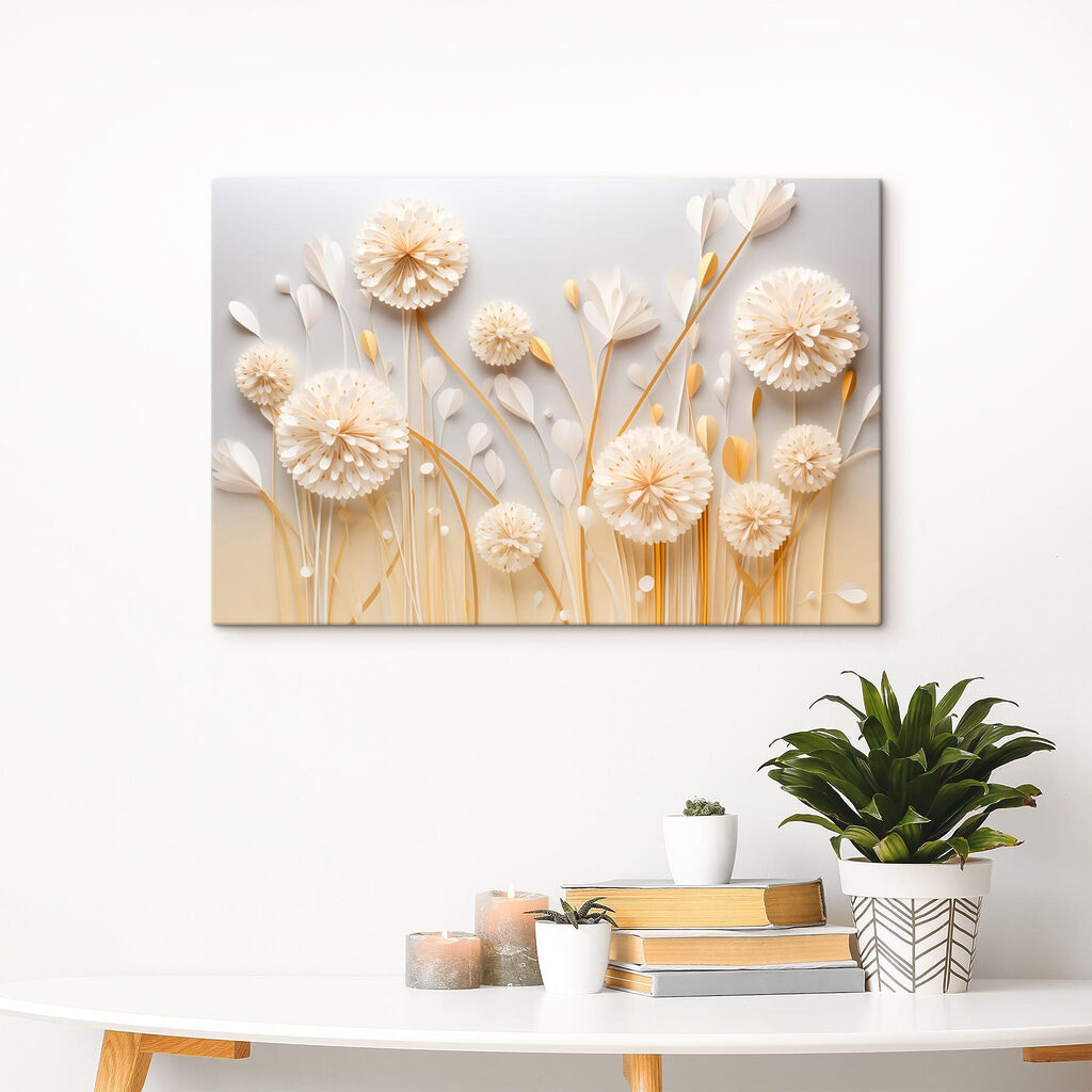 - Delicate blossoms in soft colors - Delicate blossoms in soft colors