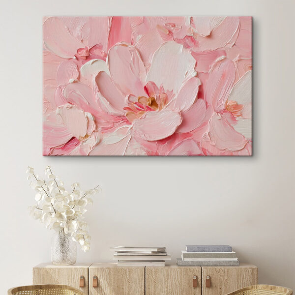 Delicate blooms in soft pink hues