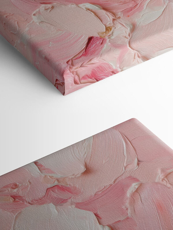Delicate blooms in soft pink hues