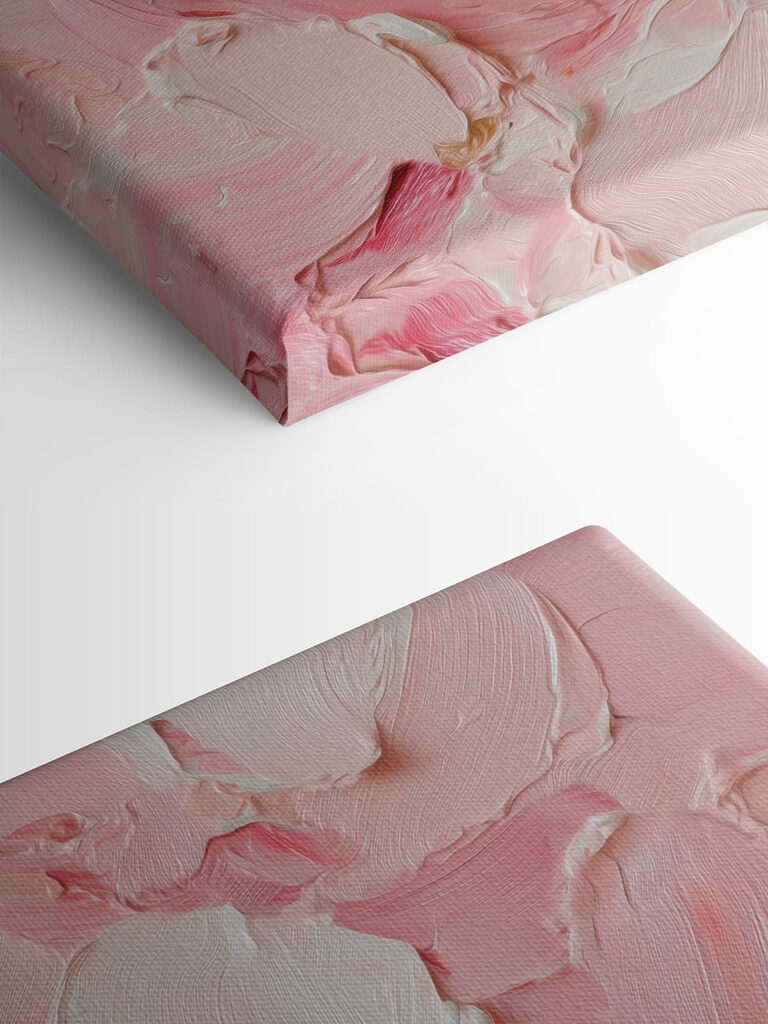Delicate blooms in soft pink hues