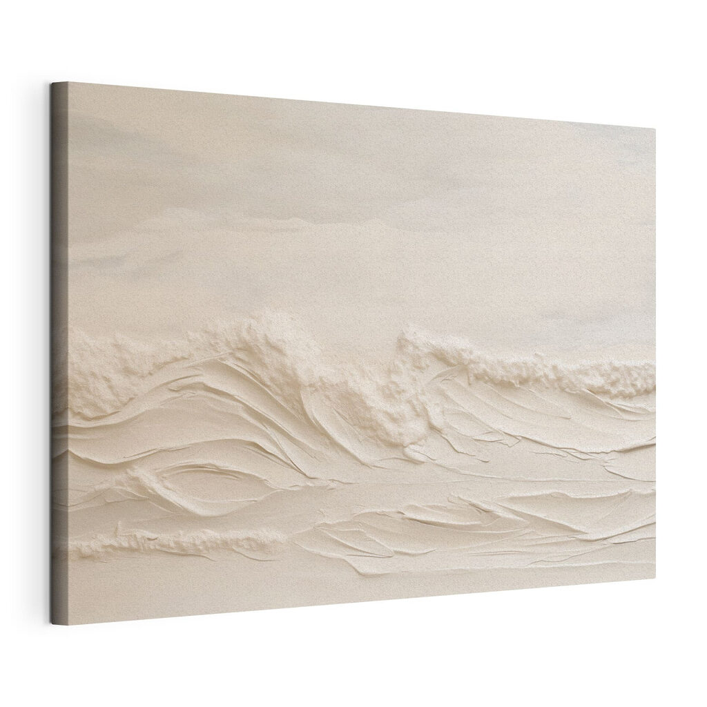 White sand with waves