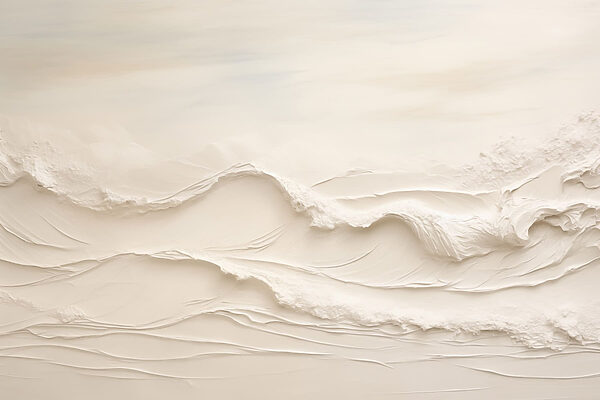 White sand with waves White sand with waves