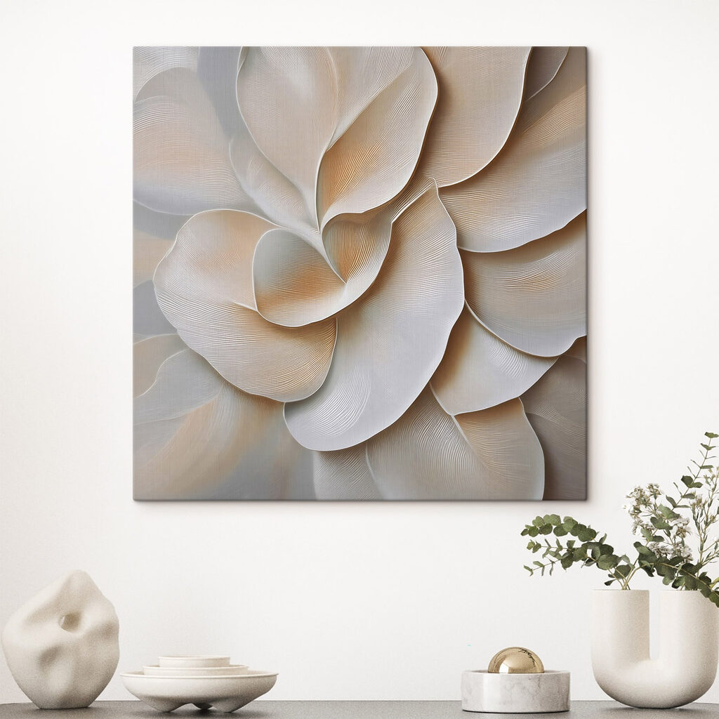 Soft petals in gentle hues