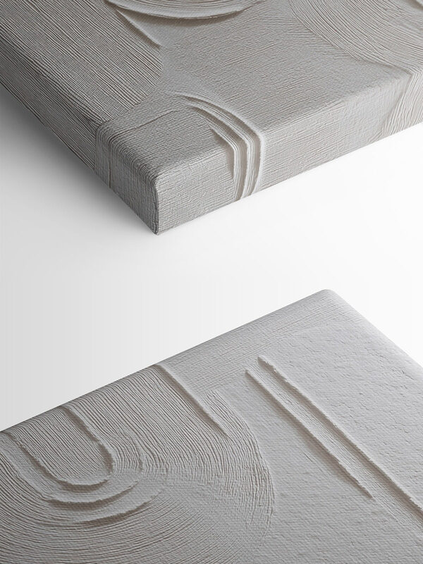 White and grey art White and grey art