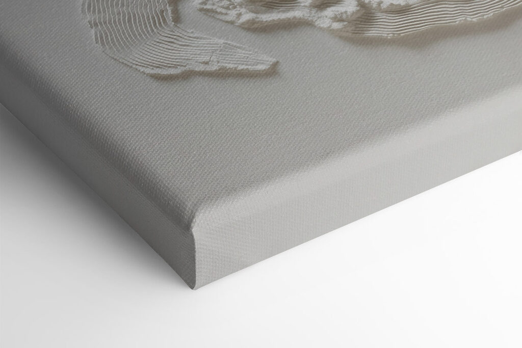White fabric with a wavy pattern White fabric with a wavy pattern