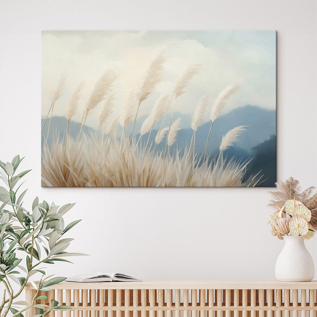 Soft grasses dance in the breeze