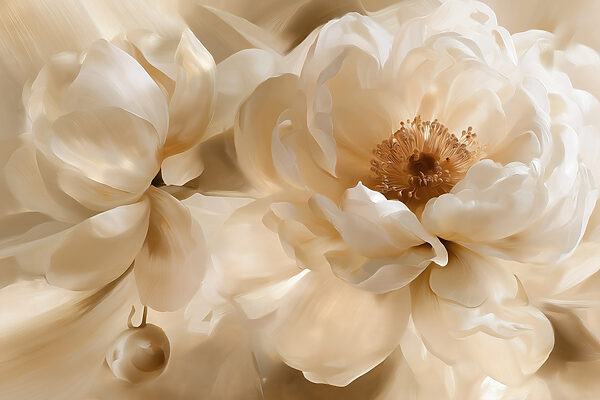 Delicate blooms in soft hues Delicate blooms in soft hues