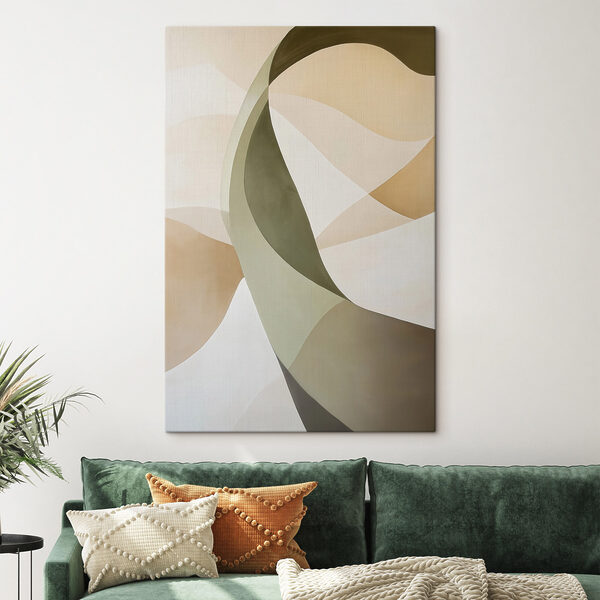 Soft curves in gentle colors Soft curves in gentle colors