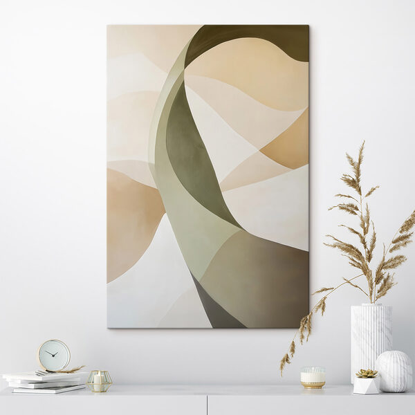Soft curves in gentle colors Soft curves in gentle colors