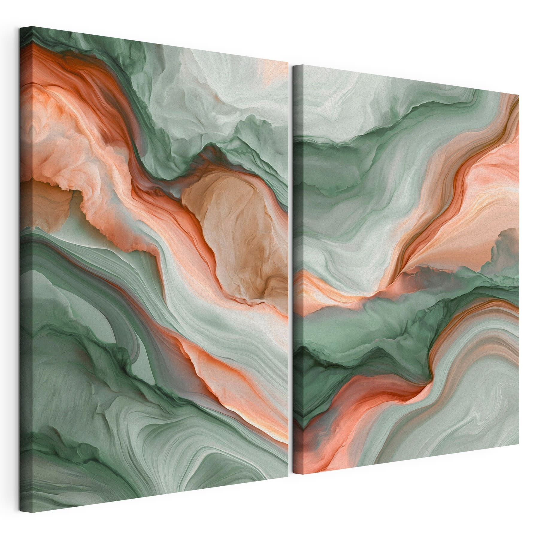 Flowing colors in harmonious waves