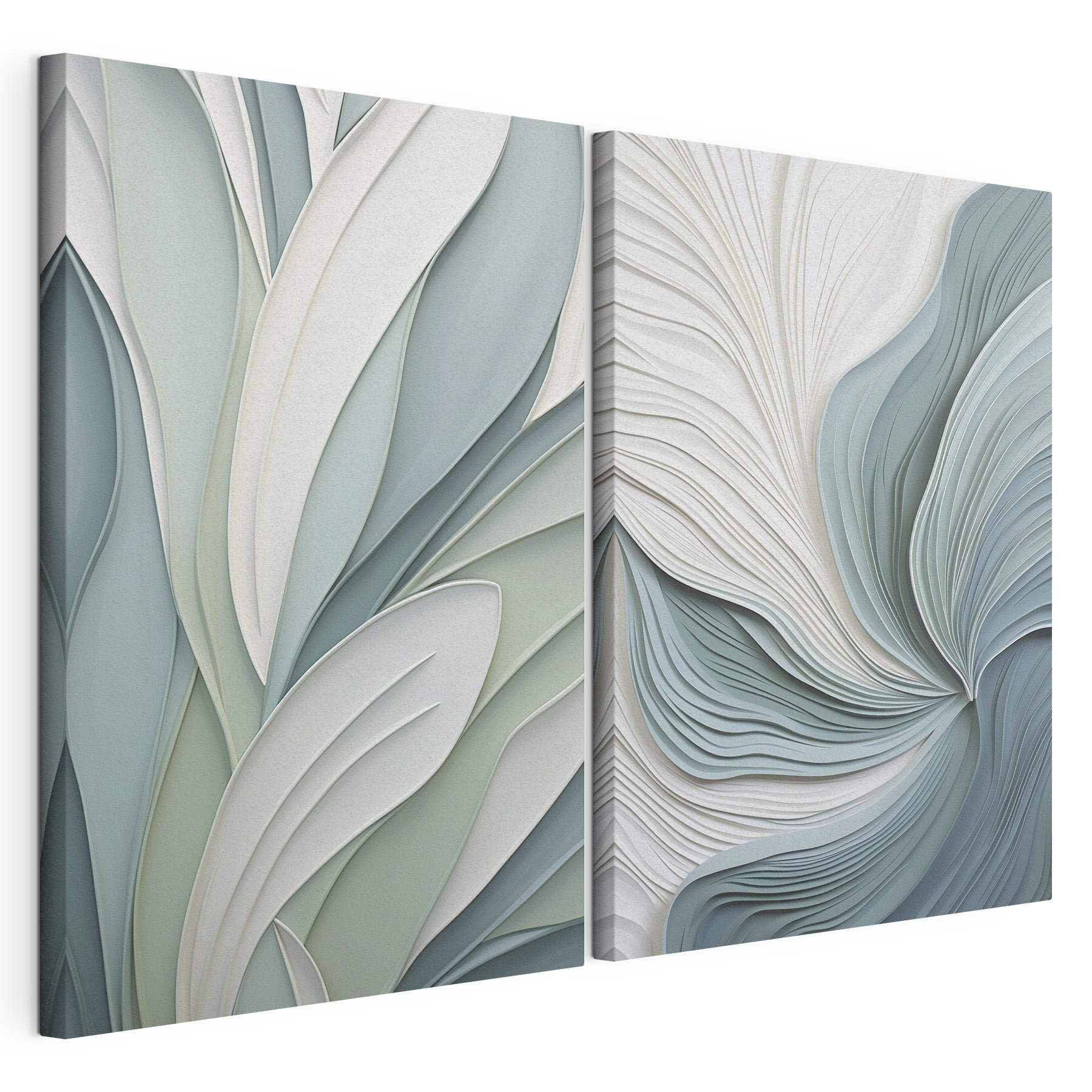 Soft curves in serene colors