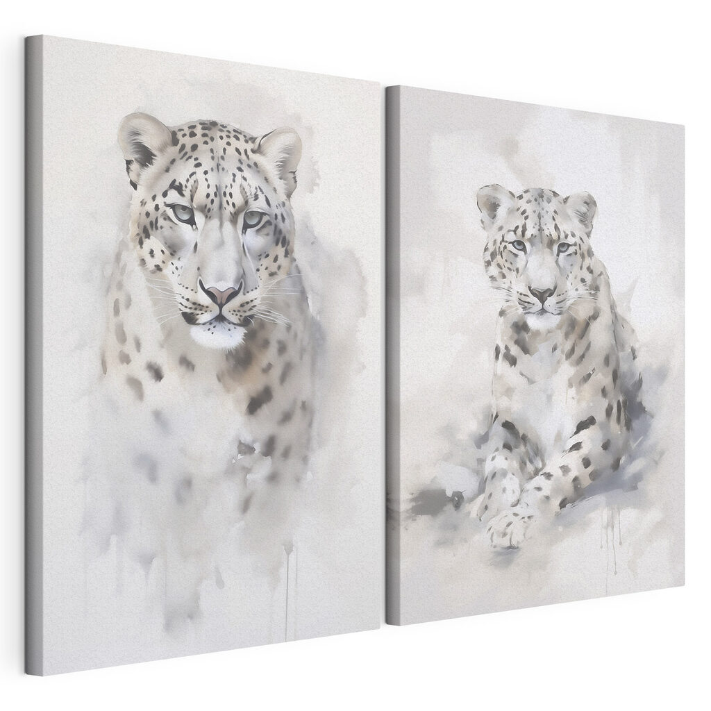 Painting of a leopard Painting of a leopard