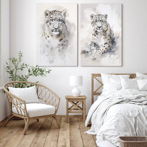 Painting of a leopard Painting of a leopard