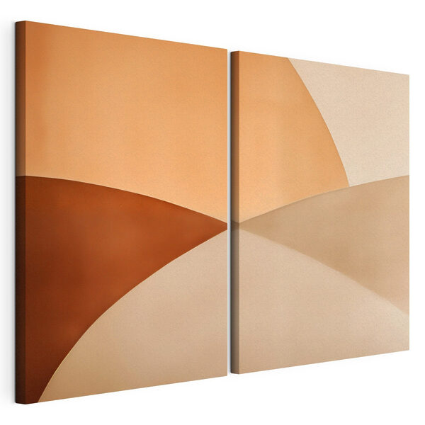 Soft hues in geometric arrangement