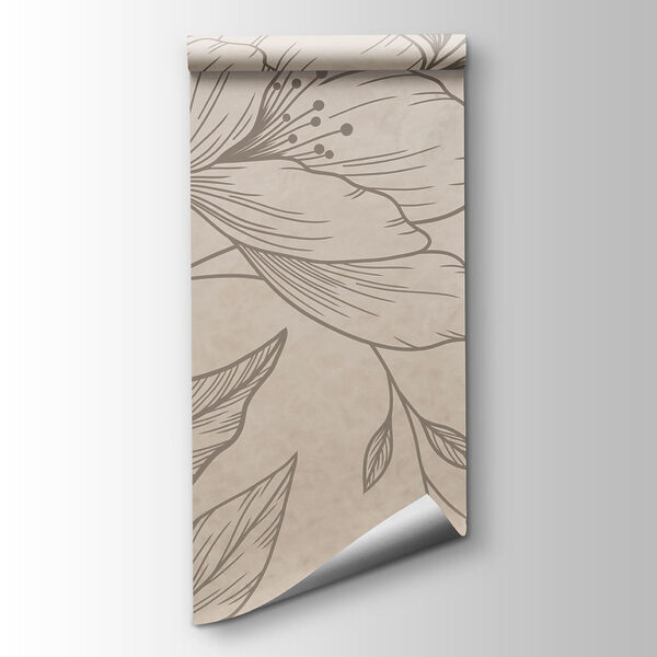 Delicate floral design on soft background