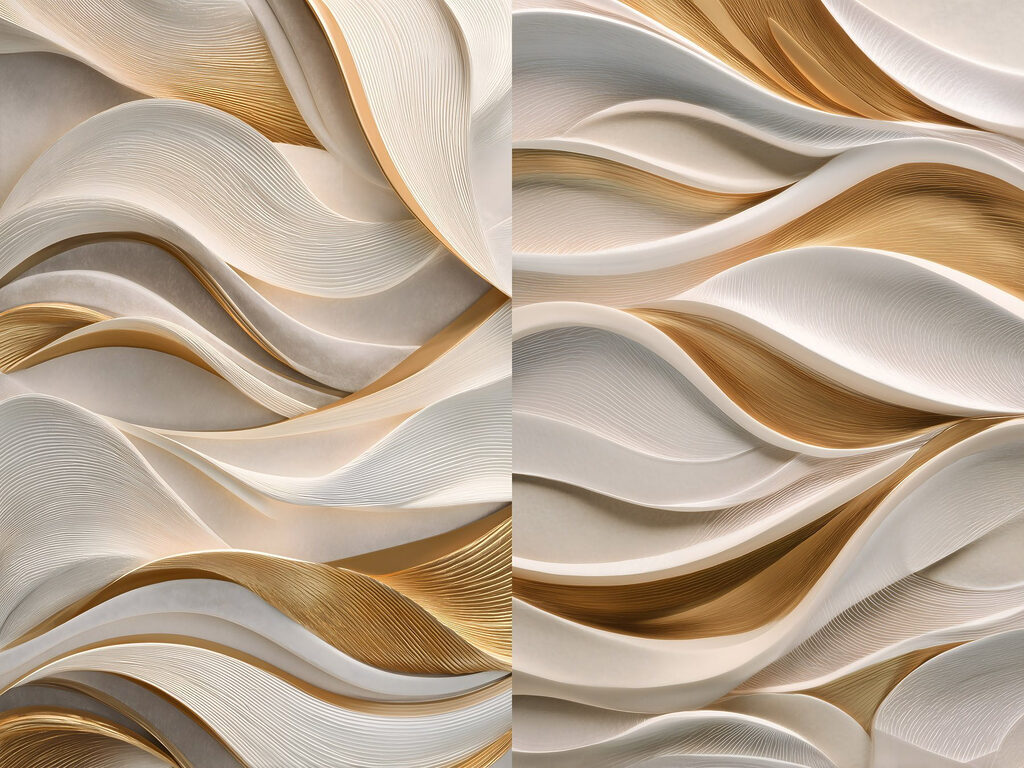 Flowing patterns in soft tones