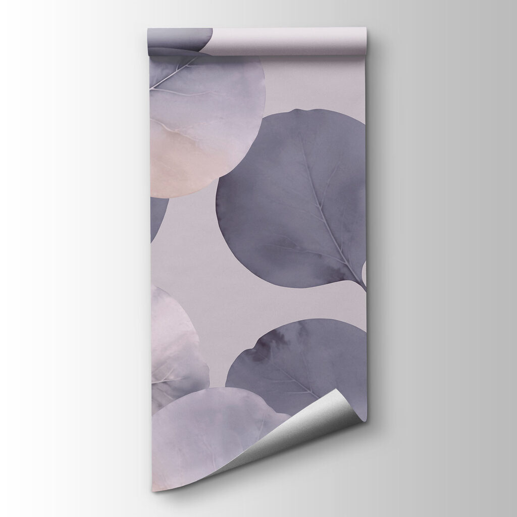 Delicate leaves against soft background