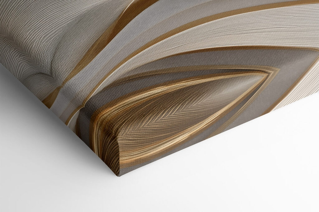 Flowing patterns in soft tones