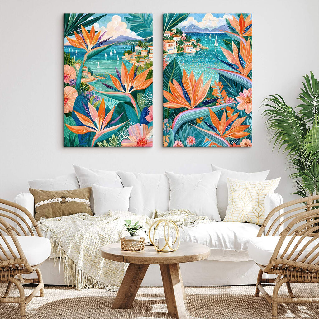 Collage of flowers and plants