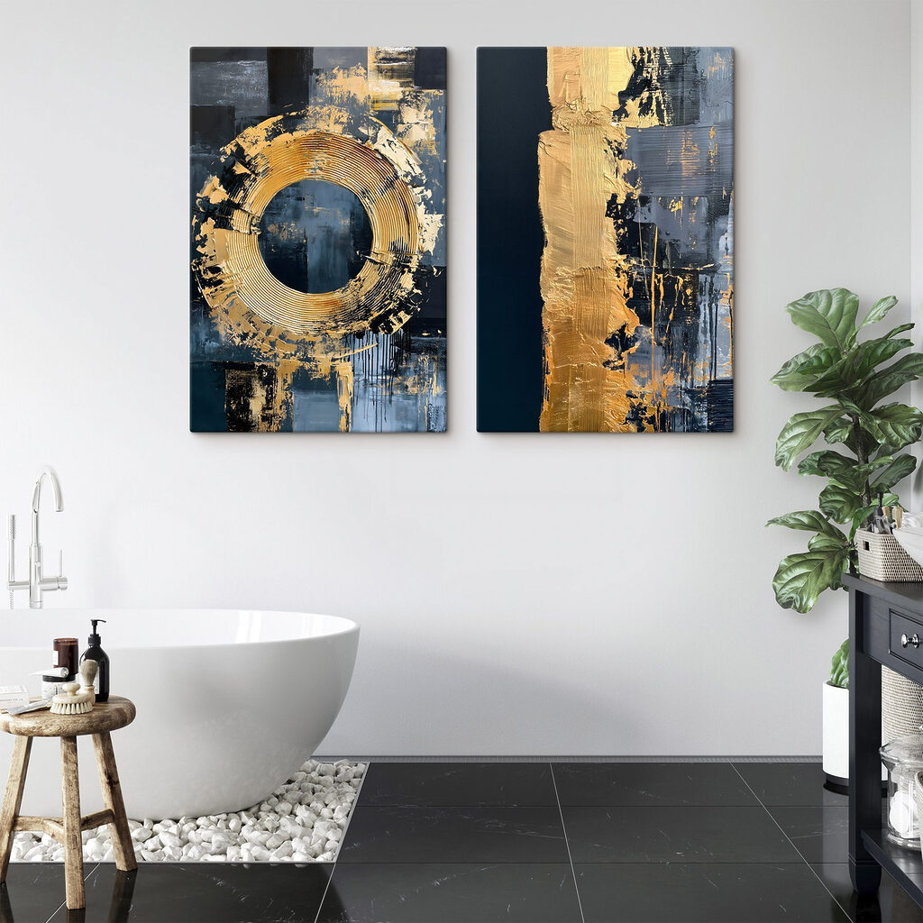 Circular patterns in vibrant colors
