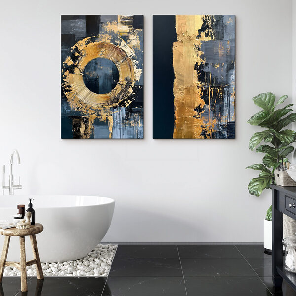 Circular patterns in vibrant colors
