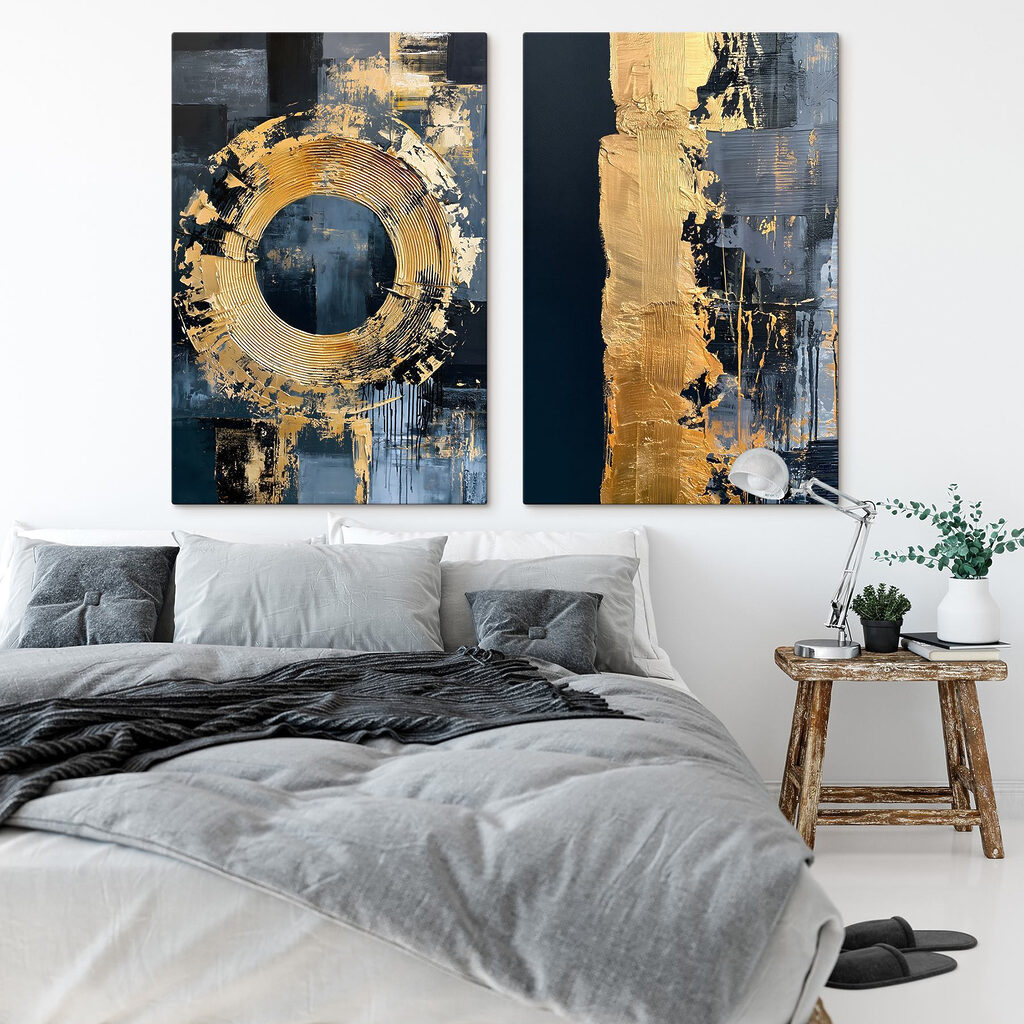 Circular patterns in vibrant colors