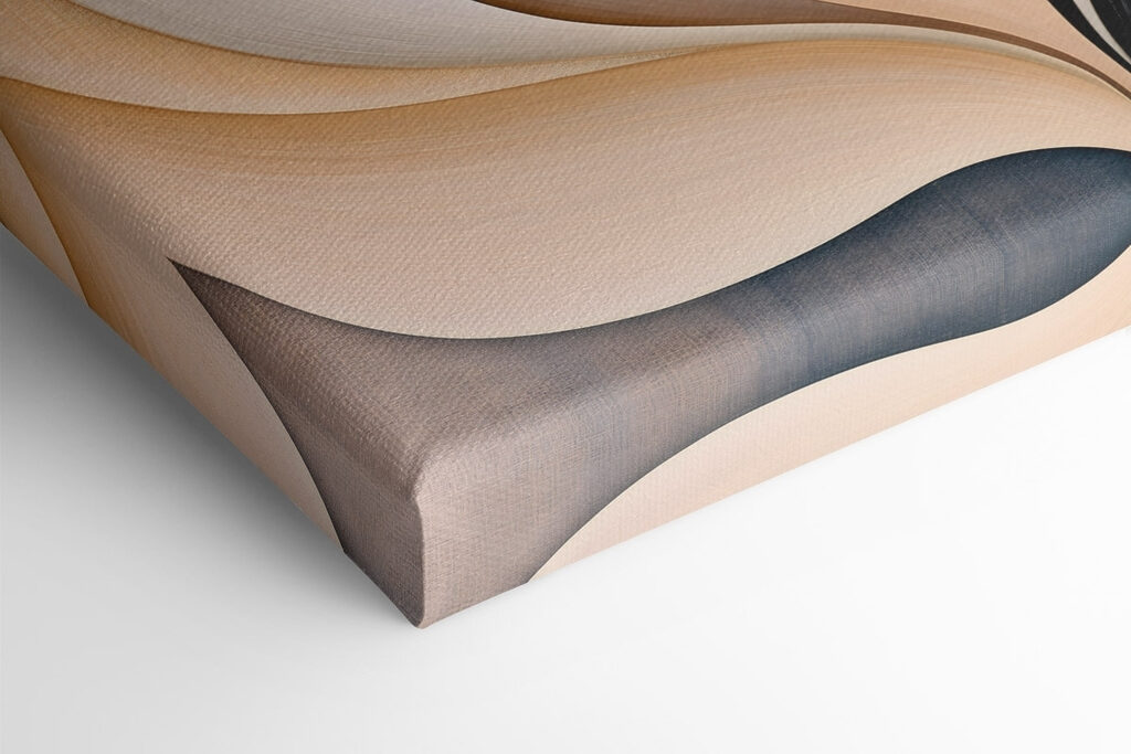 Flowing forms in soft hues