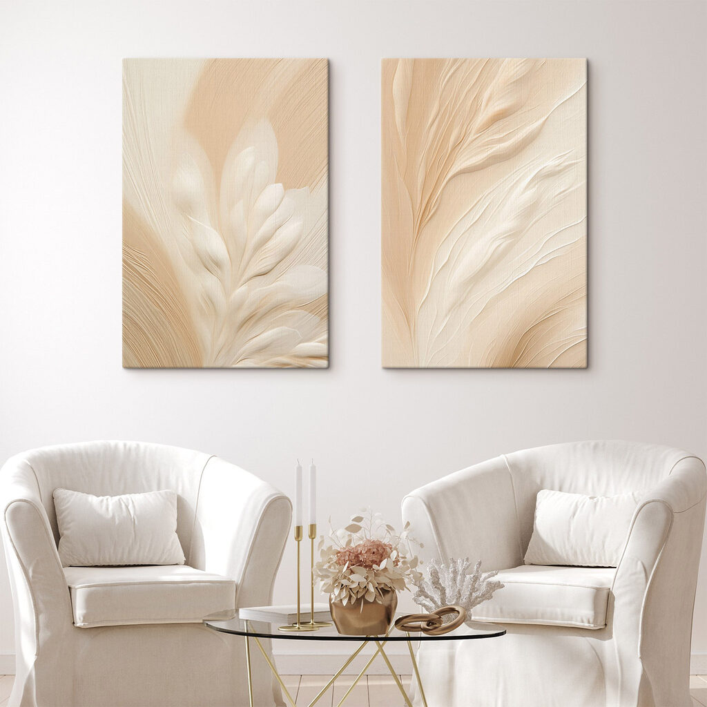 Soft curves in muted tones Soft curves in muted tones
