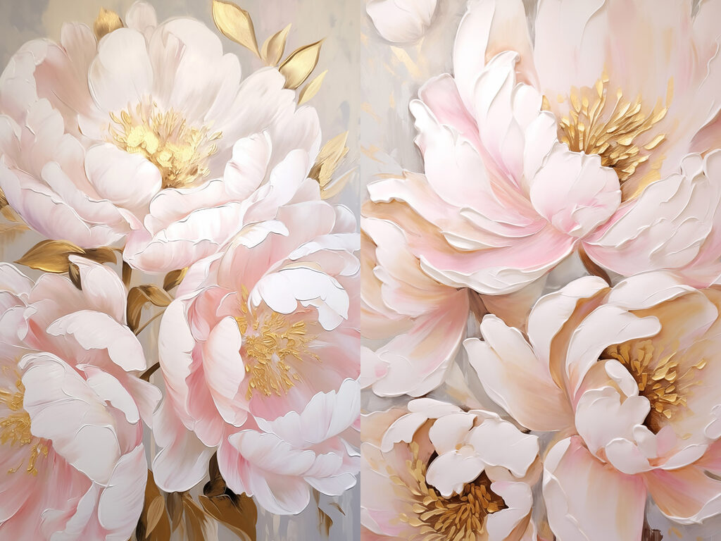 Beautiful blooms in soft pastels Beautiful blooms in soft pastels