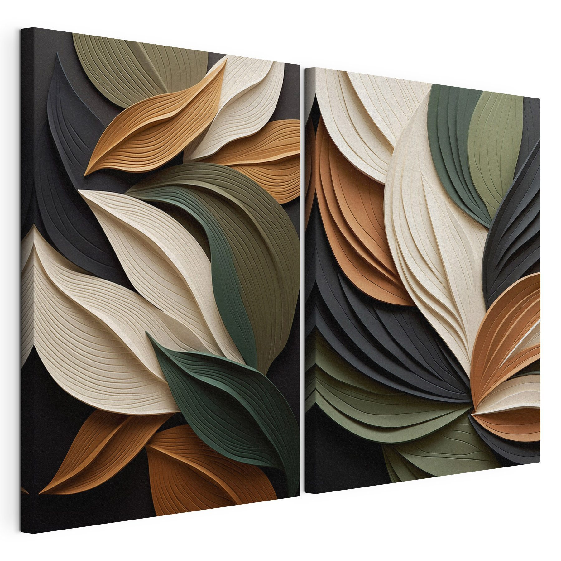 Nature-inspired layered leaf design Nature-inspired layered leaf design
