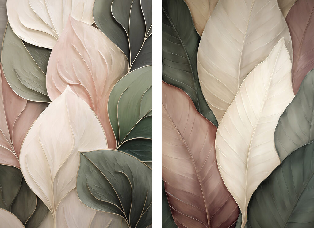 Soft layers of nature's palette