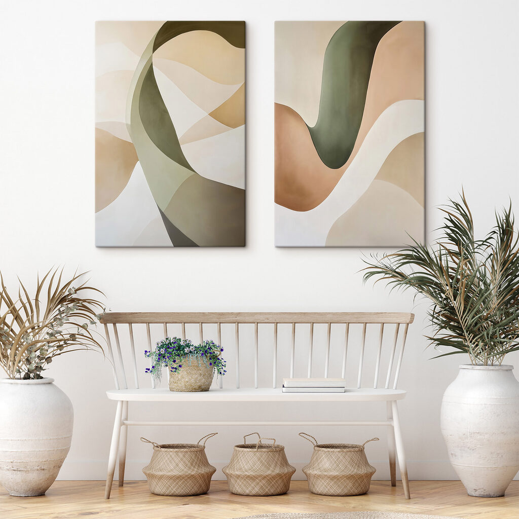 Two images of a painting Two images of a painting