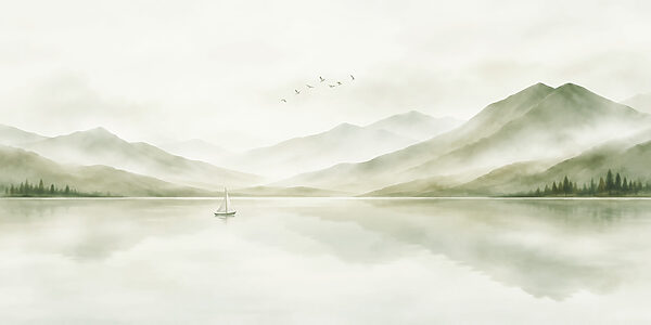 Boat on a lake