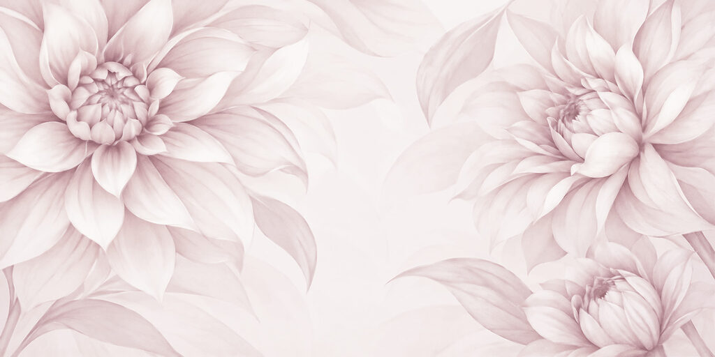 Delicate blooms in soft pink hues