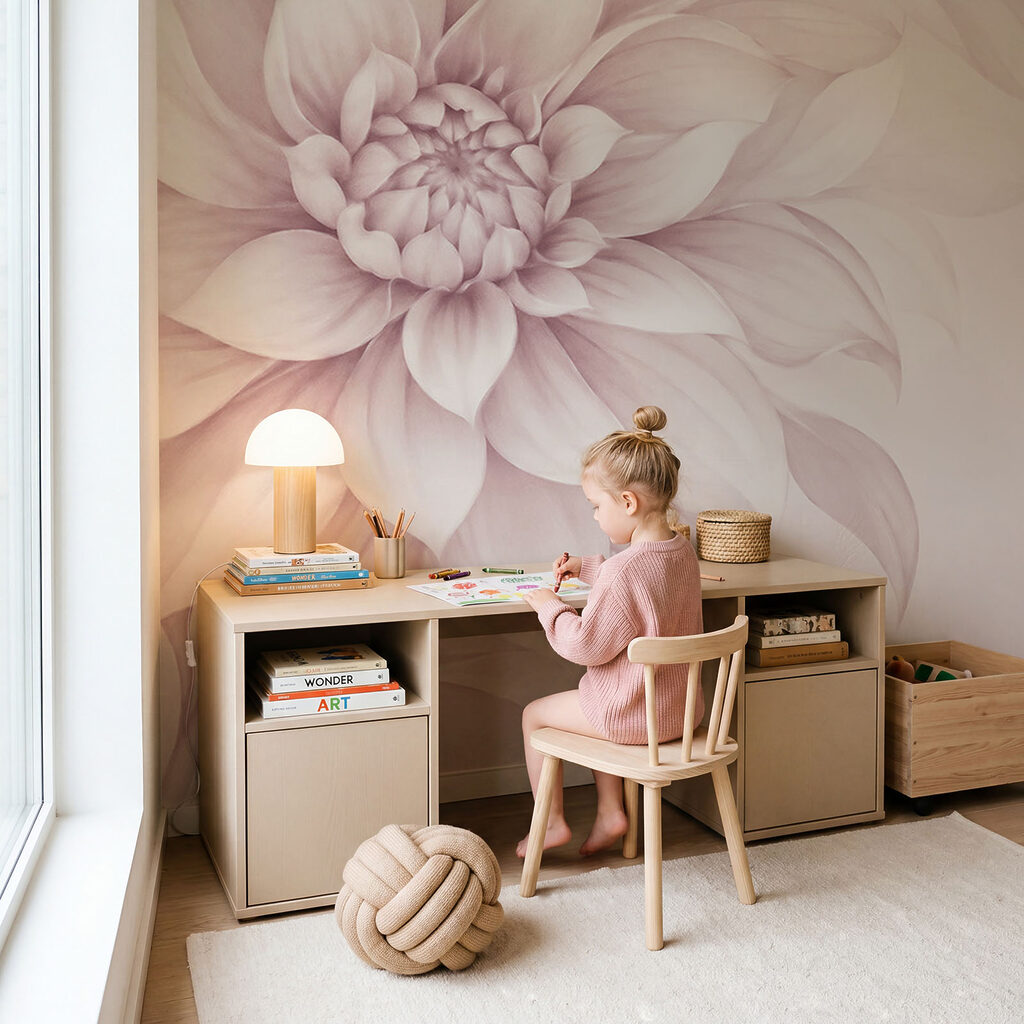 Zarte Blüten in sanften Rosatönen