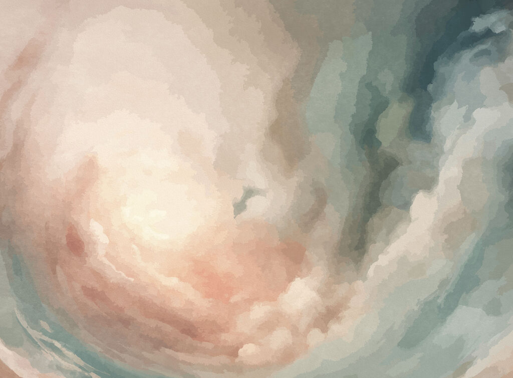 Cloudy sky with a swirl of clouds Cloudy sky with a swirl of clouds