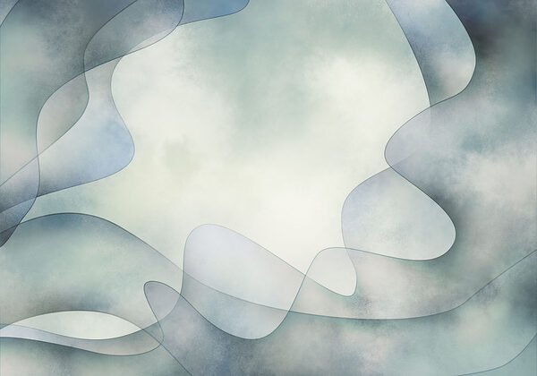 White and blue background with a curved pattern White and blue background with a curved pattern