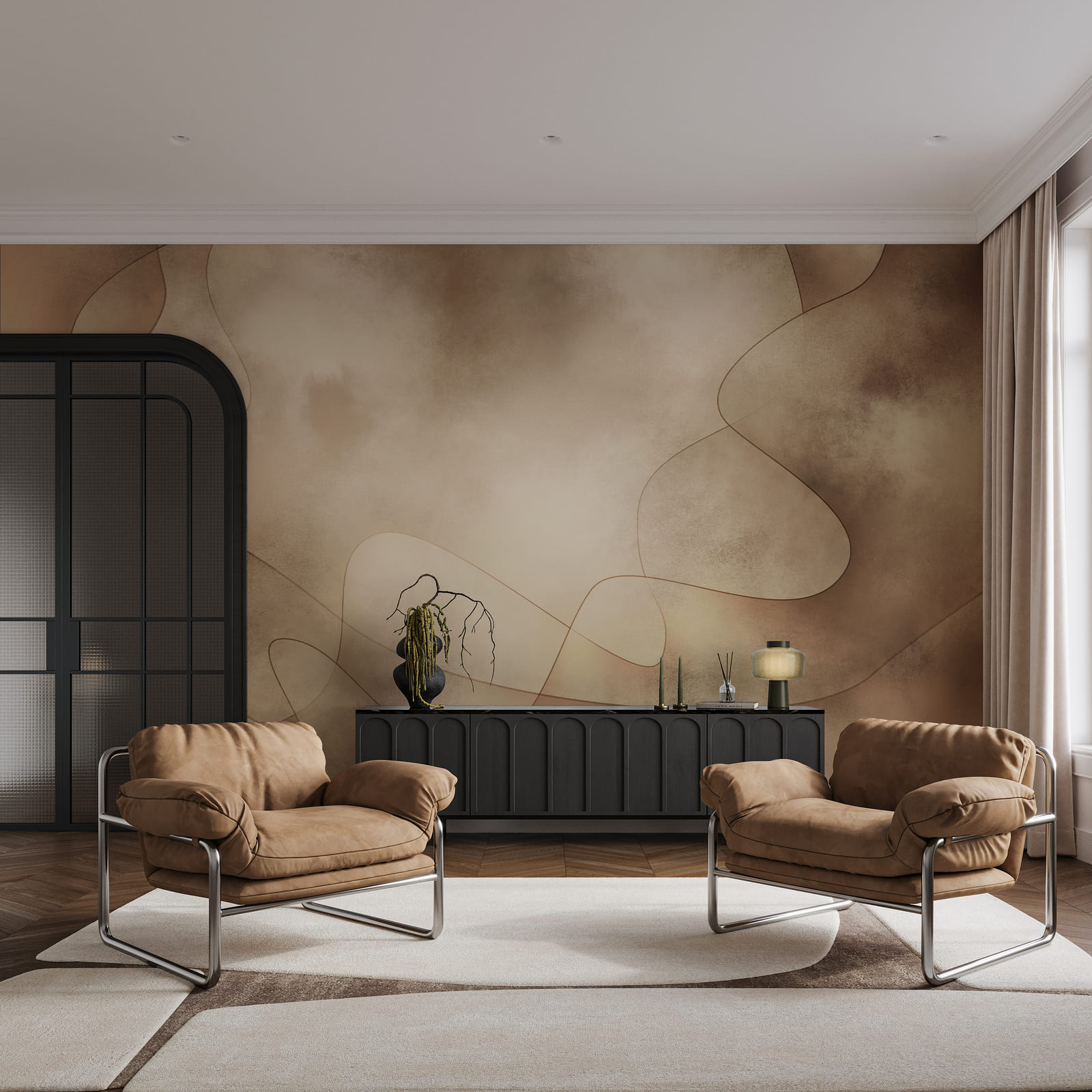 Brauner und weißer Hintergrund Brauner und weißer Hintergrund