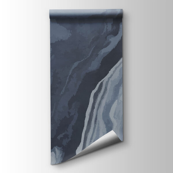 Swirling shades of blue and gray